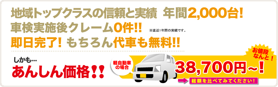 累計台！　地域最安値！！